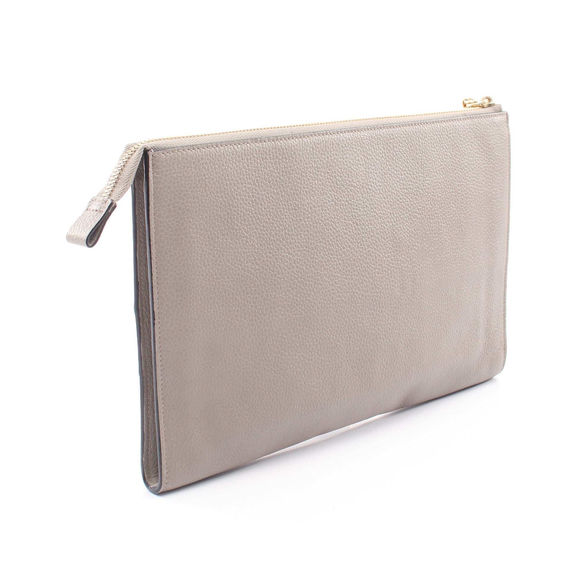 クラッチバッグ レザー グレーベージュ クロエ バッグ Chloe
