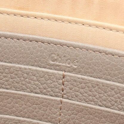クラッチバッグ レザー グレーベージュ クロエ バッグ Chloe