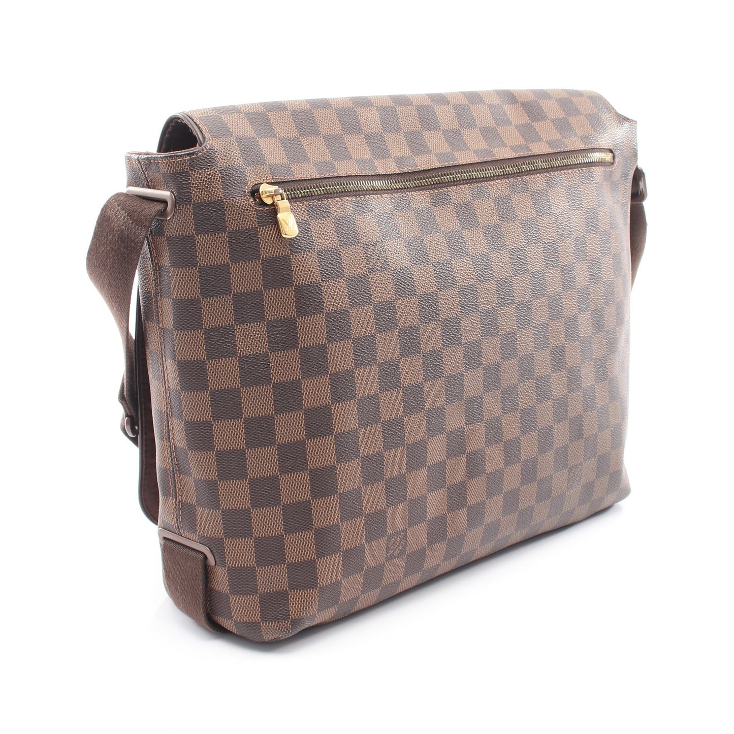 ブルックリンGM ダミエエベヌ ショルダーバッグ PVC レザー ブラウン ルイヴィトン バッグ LOUIS VUITTON