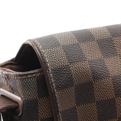 ブルックリンGM ダミエエベヌ ショルダーバッグ PVC レザー ブラウン ルイヴィトン バッグ LOUIS VUITTON