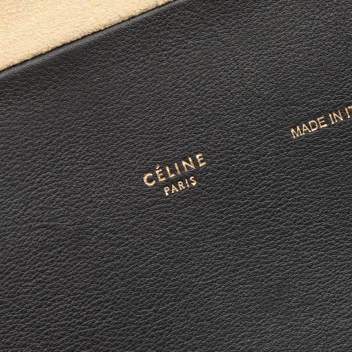 オールソフト ワンショルダーバッグ レザー ライトブルー ブラック セリーヌ バッグ CELINE
