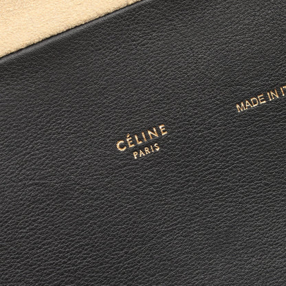 オールソフト ワンショルダーバッグ レザー ライトブルー ブラック セリーヌ バッグ CELINE