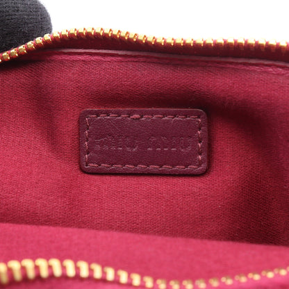 MATELASSE マテラッセ ミニバッグ ハンドバッグ レザー ピンク ミュウミュウ バッグ miu miu