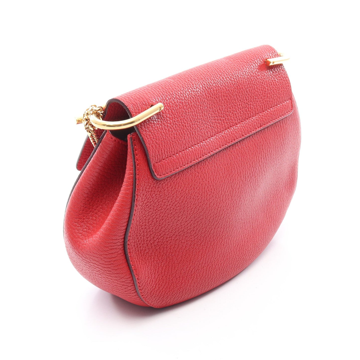 Drew ドリュー チェーンショルダーバッグ レザー レッド クロエ バッグ Chloe