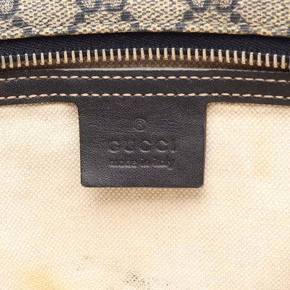GGスプリーム ショルダーバッグ トートバッグ PVC レザー ベージュ ネイビー グレー グッチ バッグ GUCCI