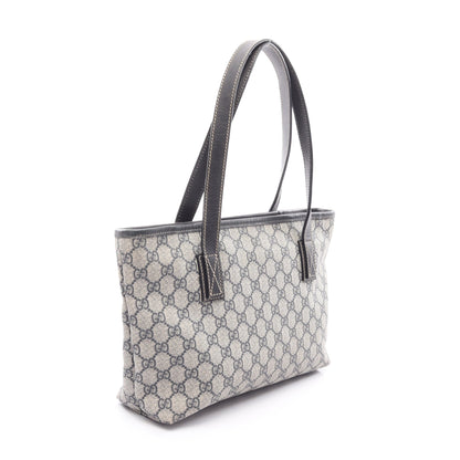 GGスプリーム ショルダーバッグ トートバッグ PVC レザー ベージュ ネイビー グレー グッチ バッグ GUCCI