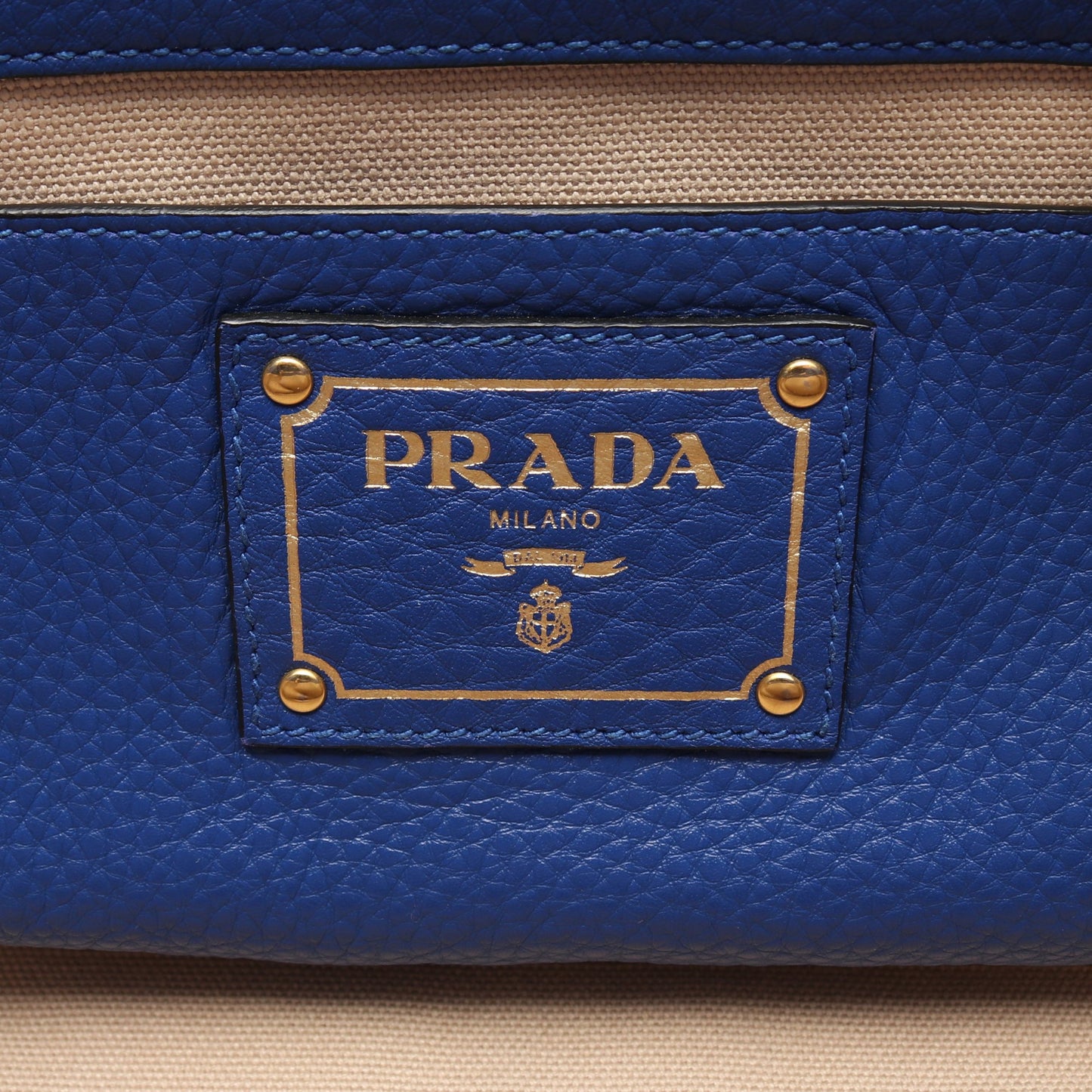 VIT.DAINO ショルダーバッグ トートバッグ レザー ブルー プラダ バッグ PRADA