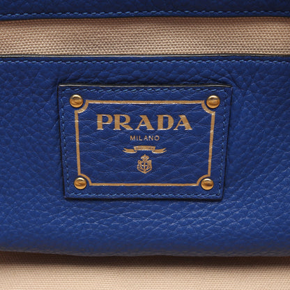 VIT.DAINO ショルダーバッグ トートバッグ レザー ブルー プラダ バッグ PRADA