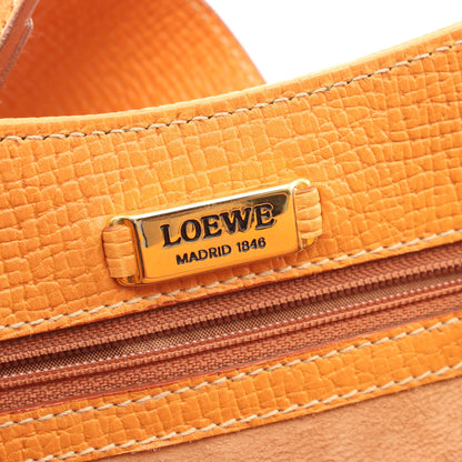 バルセロナ ハンドバッグ レザー ライトブラウン ロエベ バッグ LOEWE