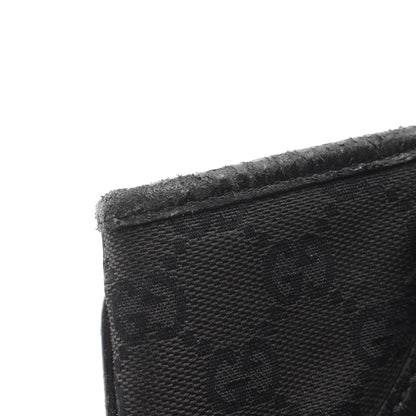 GGキャンバス ハンドバッグ トートバッグ キャンバス レザー ブラック グッチ バッグ GUCCI