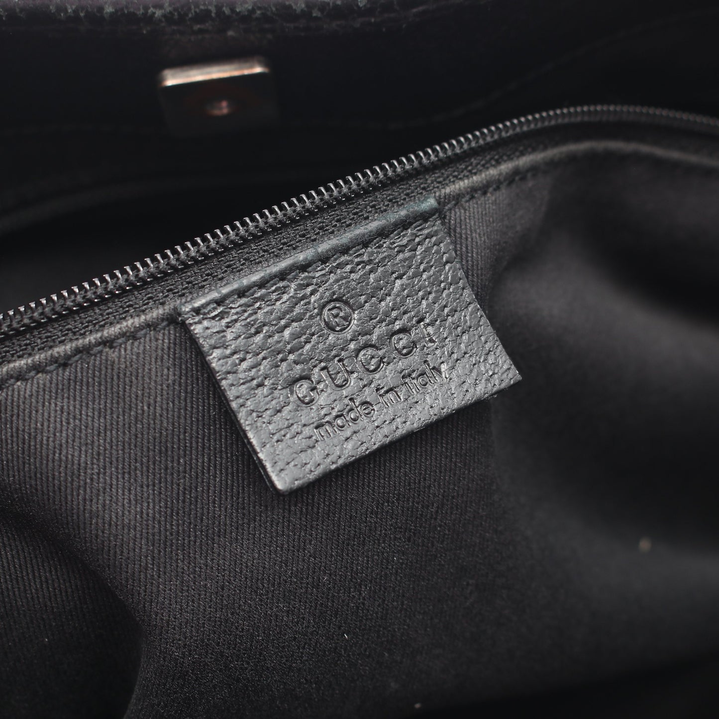 GGキャンバス ハンドバッグ トートバッグ キャンバス レザー ブラック グッチ バッグ GUCCI
