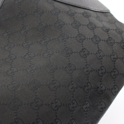 GGキャンバス ハンドバッグ トートバッグ キャンバス レザー ブラック グッチ バッグ GUCCI