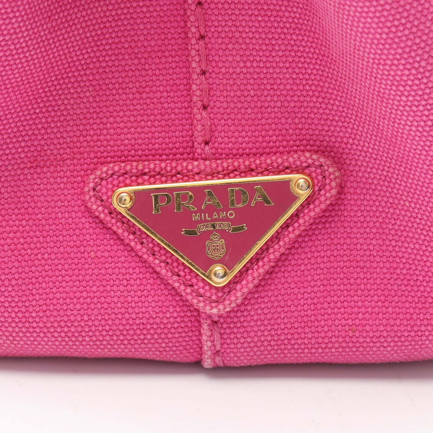 CANAPA カナパ ミニ ハンドバッグ トートバッグ キャンバス ピンク プラダ バッグ PRADA