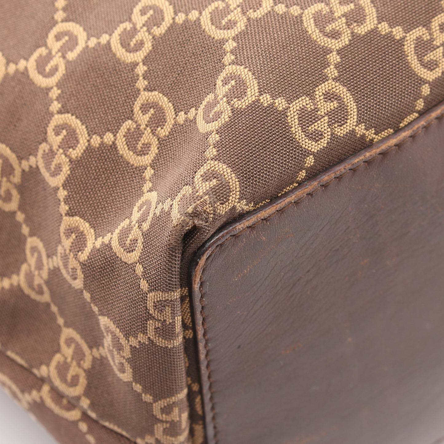 GG柄 ショルダーバッグ トートバッグ キャンバス レザー ブラウン グッチ バッグ GUCCI