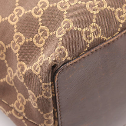 GG柄 ショルダーバッグ トートバッグ キャンバス レザー ブラウン グッチ バッグ GUCCI