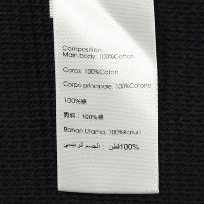 ニット 襟付き バイカラー プルオーバーパーカー コットン ネイビー スリーワンフィリップリム トップス 3.1 Phillip Lim