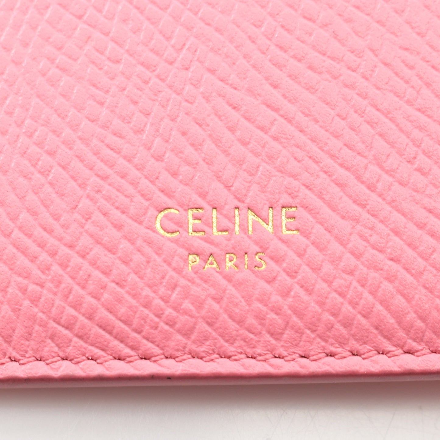 コンパクト ジップドカードホルダー コインケース カードケース レザー ピンク セリーヌ 財布・小物 CELINE