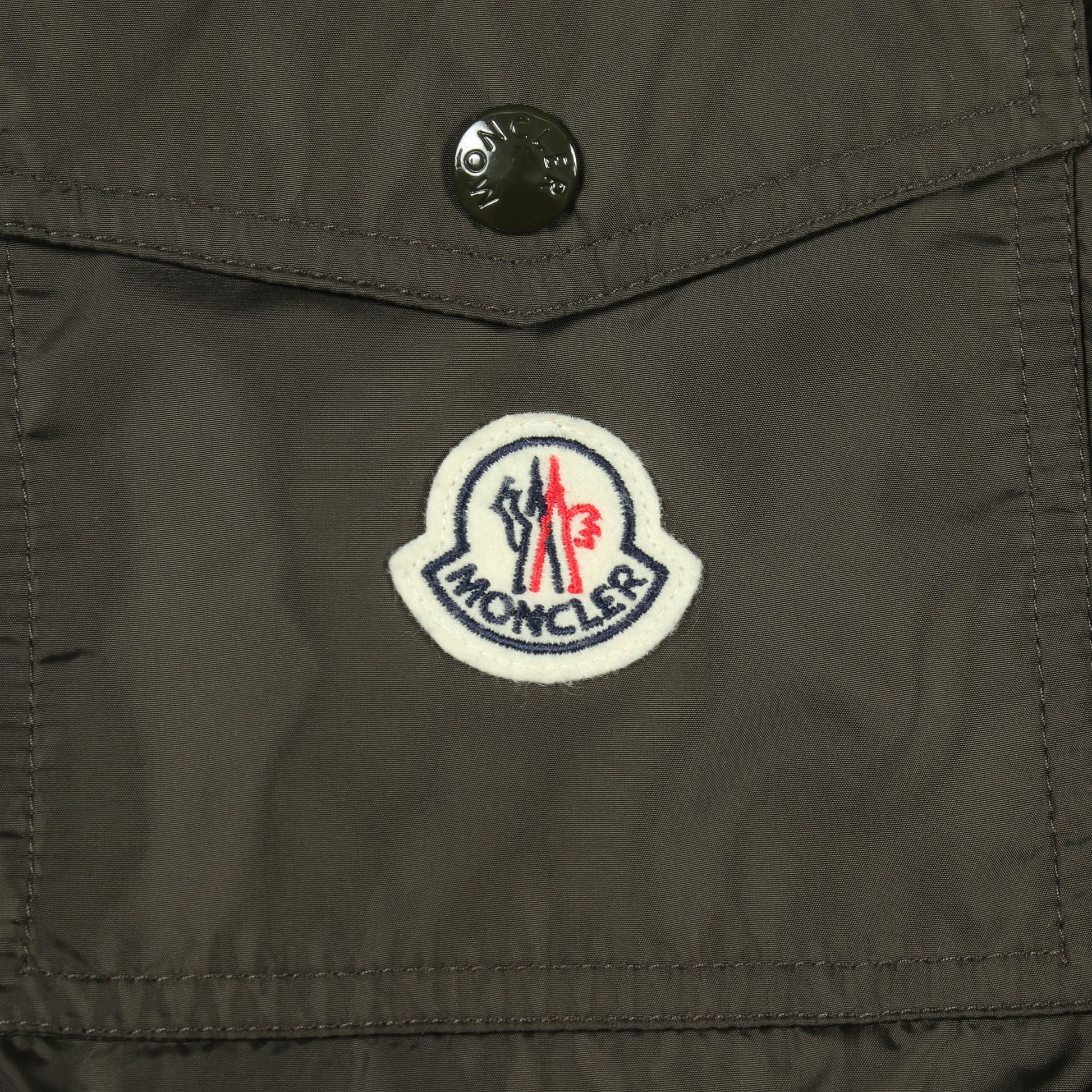 KERALLE ジップアップ フード付き ブルゾン ナイロン ダークグリーン モンクレール アウター MONCLER