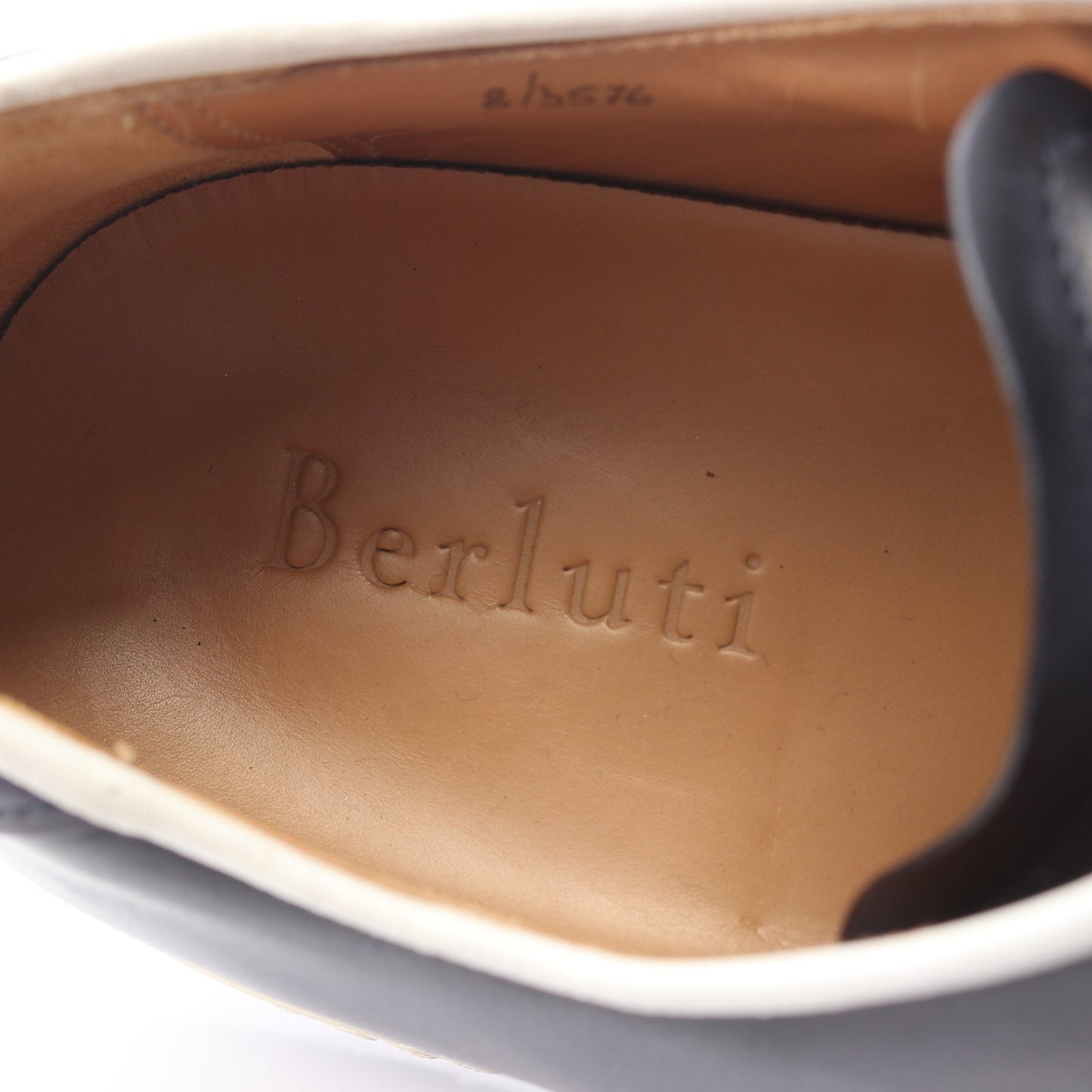 プレイタイム カジュアルシューズ レザー ネイビー ベルルッティ シューズ Berluti