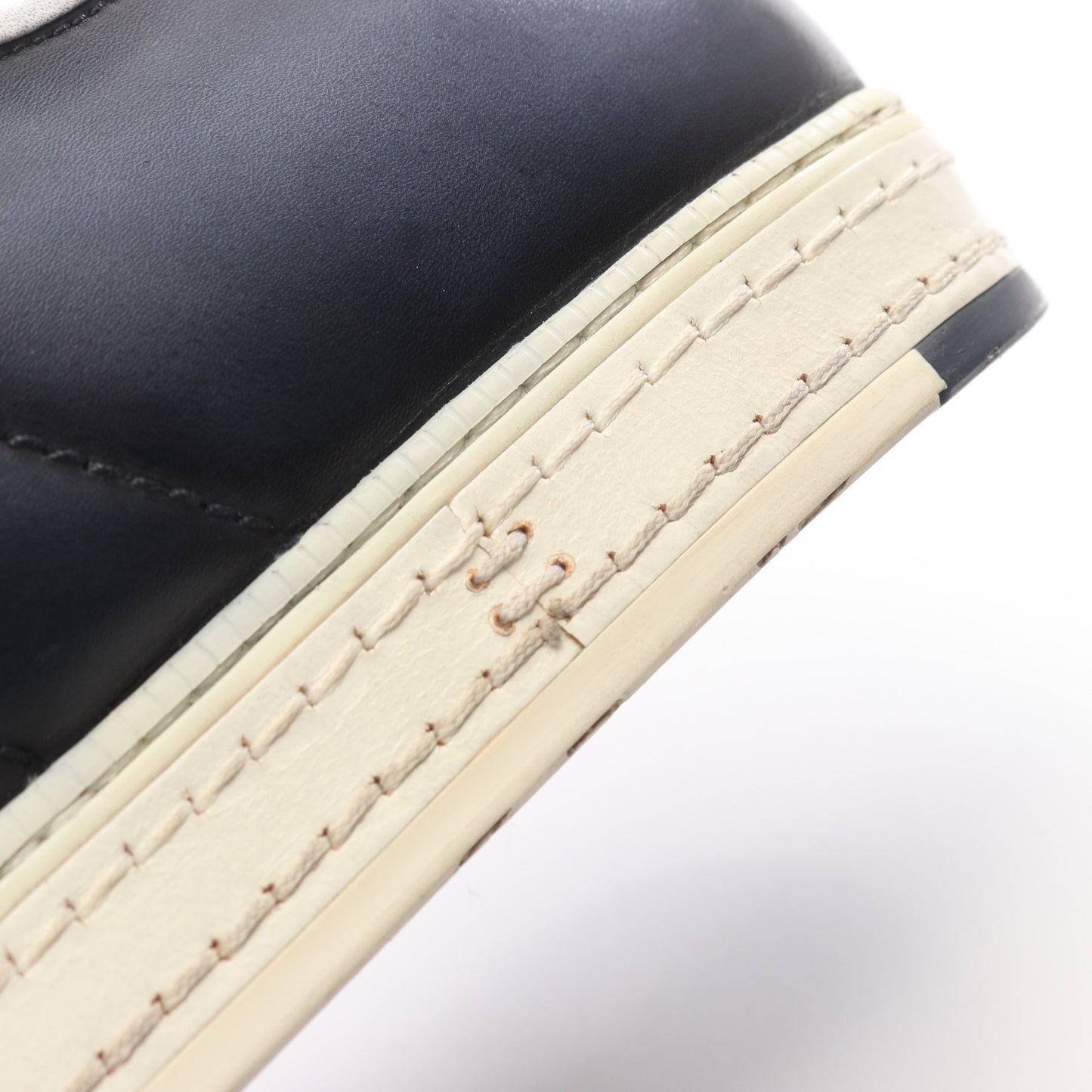 プレイタイム カジュアルシューズ レザー ネイビー ベルルッティ シューズ Berluti
