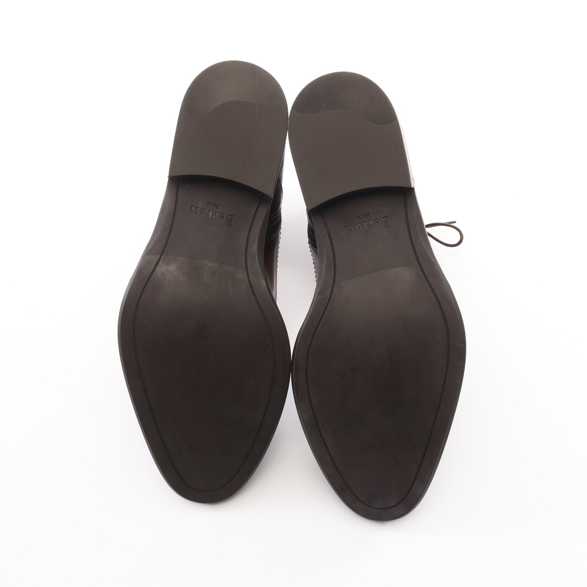 ERIS サイドジップ ブーツ レザー ブラウン ベルルッティ シューズ Berluti