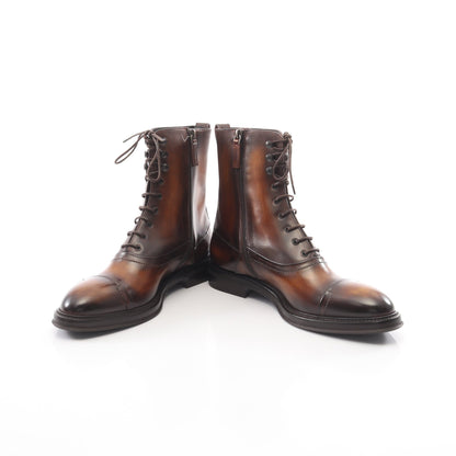 ERIS サイドジップ ブーツ レザー ブラウン ベルルッティ シューズ Berluti