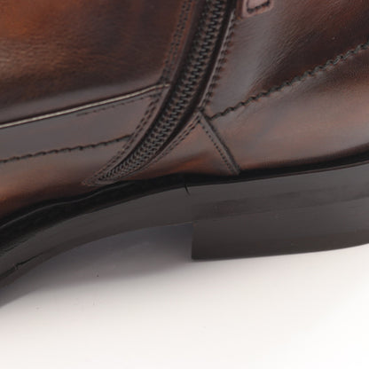 ERIS サイドジップ ブーツ レザー ブラウン ベルルッティ シューズ Berluti