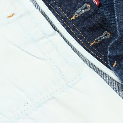 TIDY BIKER JEAN スキニー ダメージ加工 ペイント加工 ボタンフライ デニムパンツ コットン インディゴブルー ディースクエアード