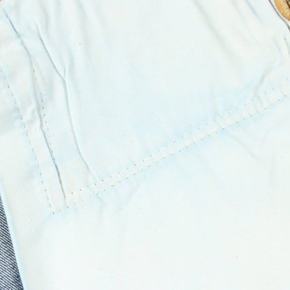 TIDY BIKER JEAN スキニー ダメージ加工 ペイント加工 ボタンフライ デニムパンツ コットン インディゴブルー ディースクエアード