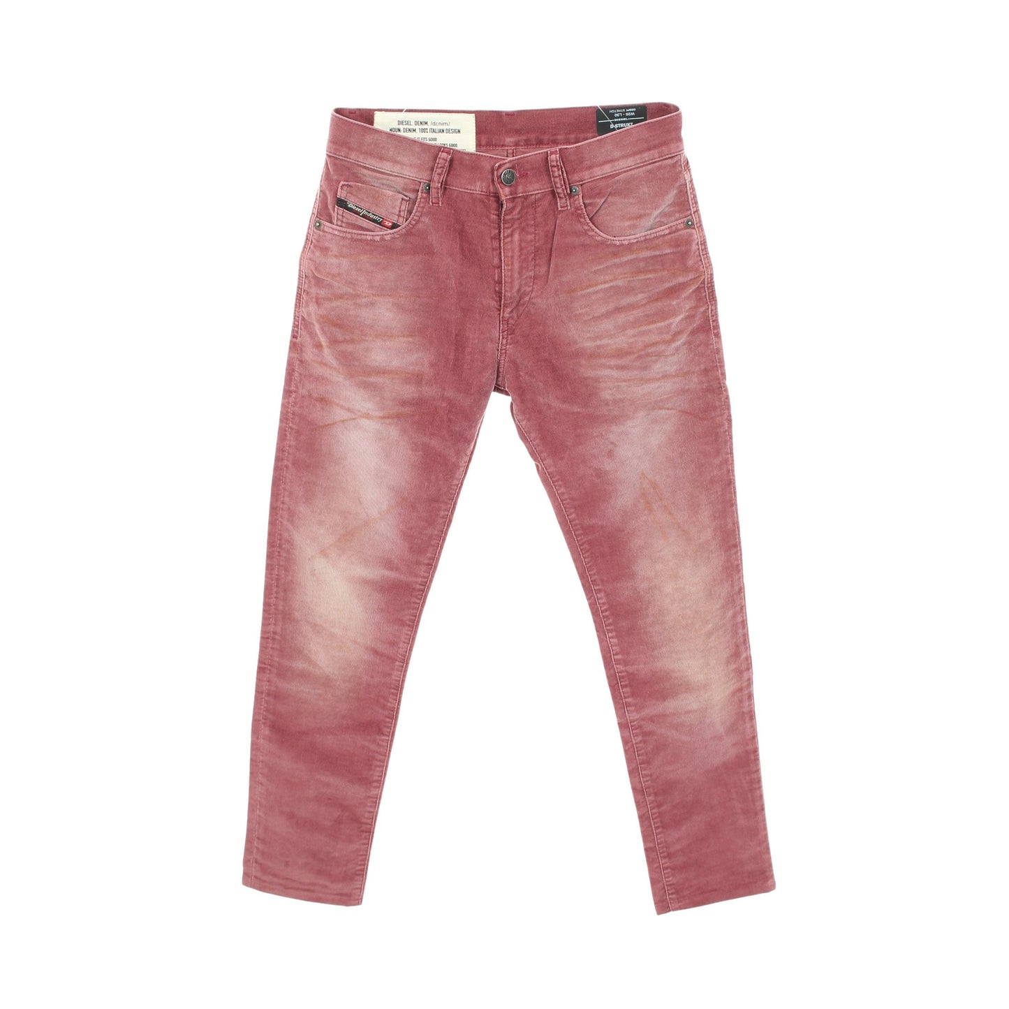 コーデュロイ ユーズド加工 パンツ コットン ダスティピンク ディーゼル ボトムス DIESEL