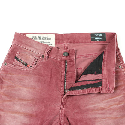 コーデュロイ ユーズド加工 パンツ コットン ダスティピンク ディーゼル ボトムス DIESEL