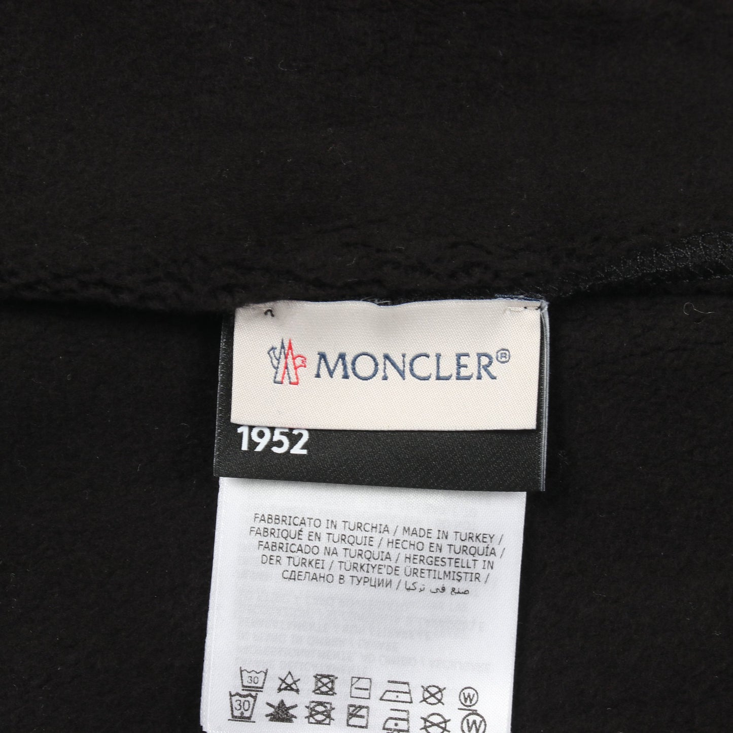 GENIUS 2 MONCLER 1952 プルオーバーパーカー コットン ラインストーン ブラック モンクレール