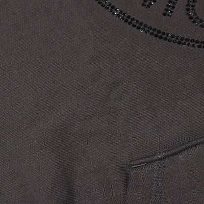 GENIUS 2 MONCLER 1952 プルオーバーパーカー コットン ラインストーン ブラック モンクレール