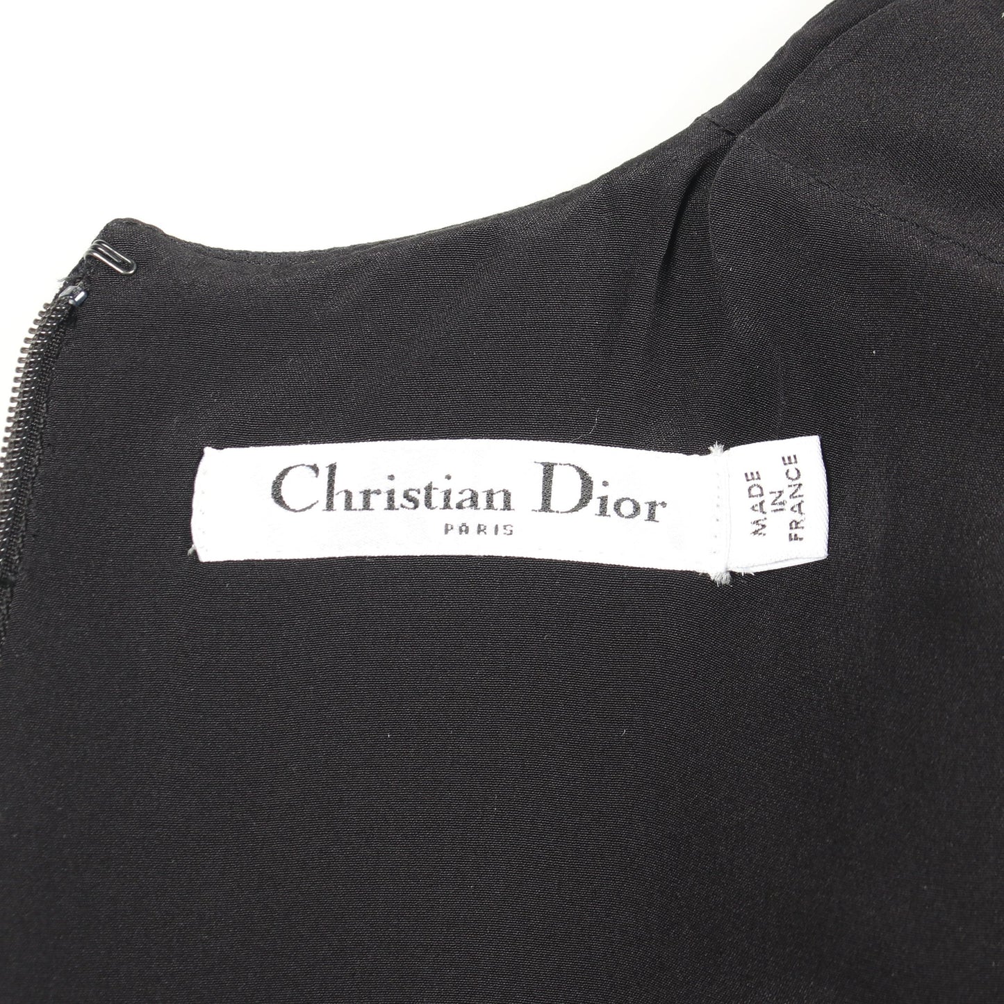 ワンピース ウール シルク ブラック クリスチャンディオール ワンピース Christian Dior
