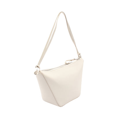 ハンモック ホーボーバッグ ミニ 2WAY ワンショルダーバッグ レザー オフホワイト ロエベ バッグ LOEWE