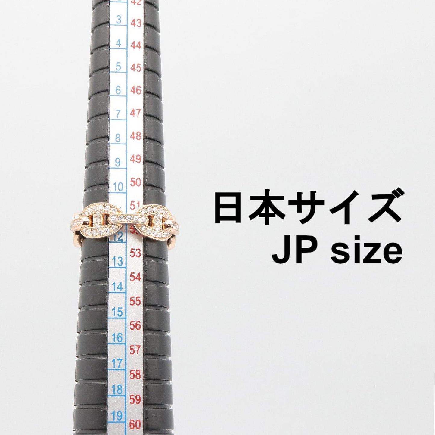 シェーヌダンクル アンシェネ ダイヤ リング リング 指輪 K18PG ダイヤモンド クリア ピンクゴールド エルメス アクセサリー HERMES