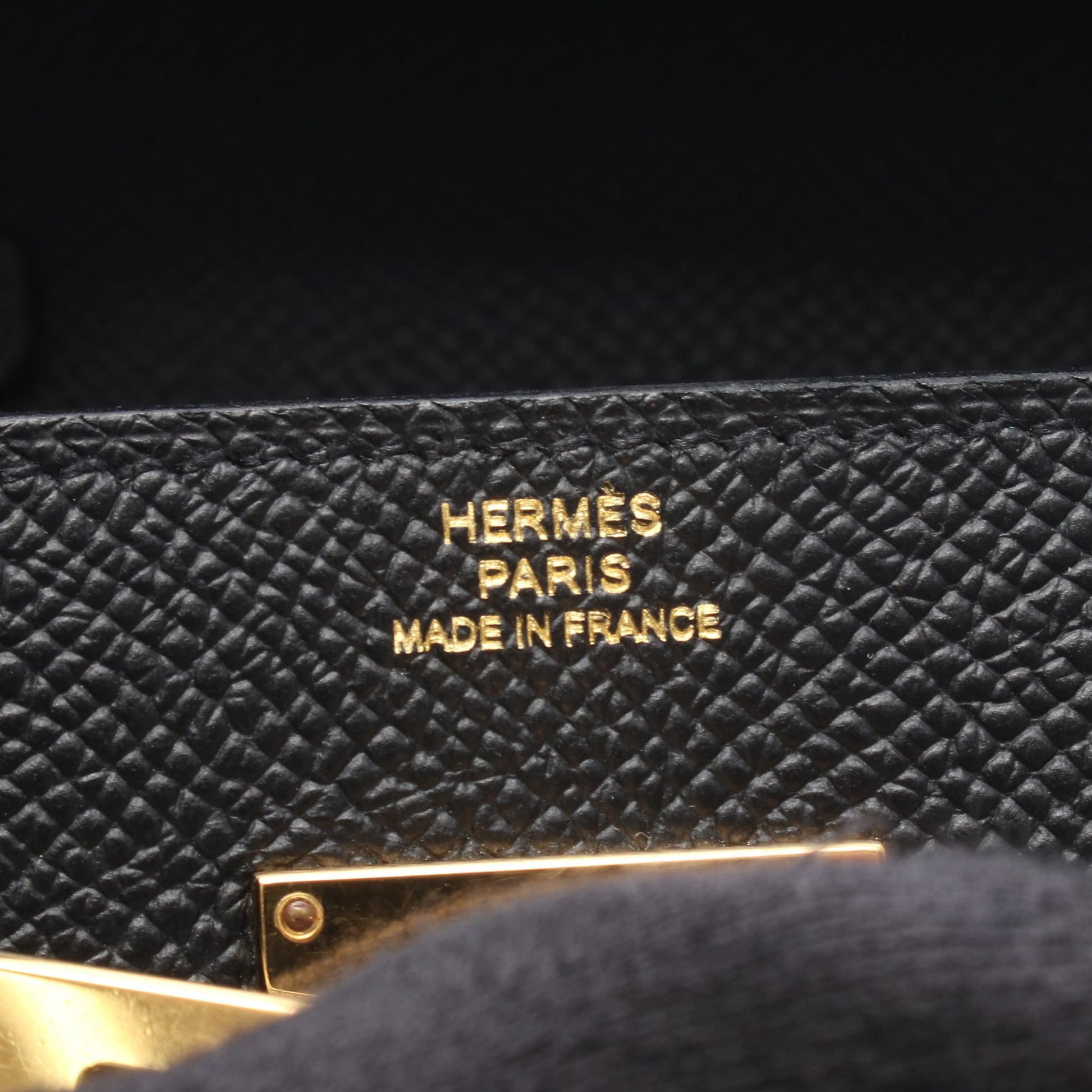 ケリートゥーゴー ショルダーウォレット ヴォーエプソン ブラック ゴールド金具 B刻印 エルメス バッグ HERMES