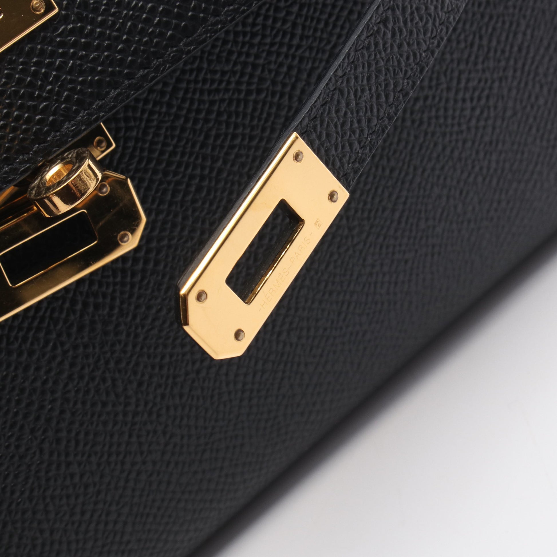 ケリートゥーゴー ショルダーウォレット ヴォーエプソン ブラック ゴールド金具 B刻印 エルメス バッグ HERMES