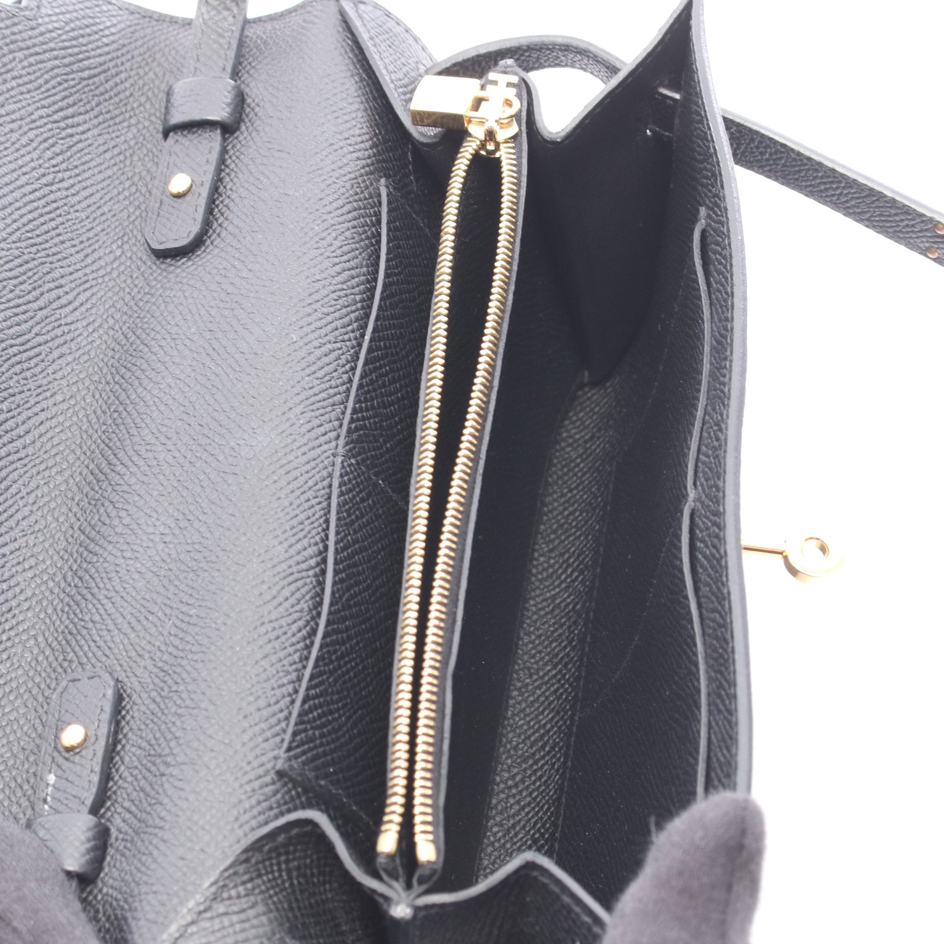 ケリートゥーゴー ショルダーウォレット ヴォーエプソン ブラック ゴールド金具 B刻印 エルメス バッグ HERMES