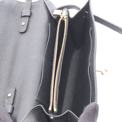 ケリートゥーゴー ショルダーウォレット ヴォーエプソン ブラック ゴールド金具 B刻印 エルメス バッグ HERMES