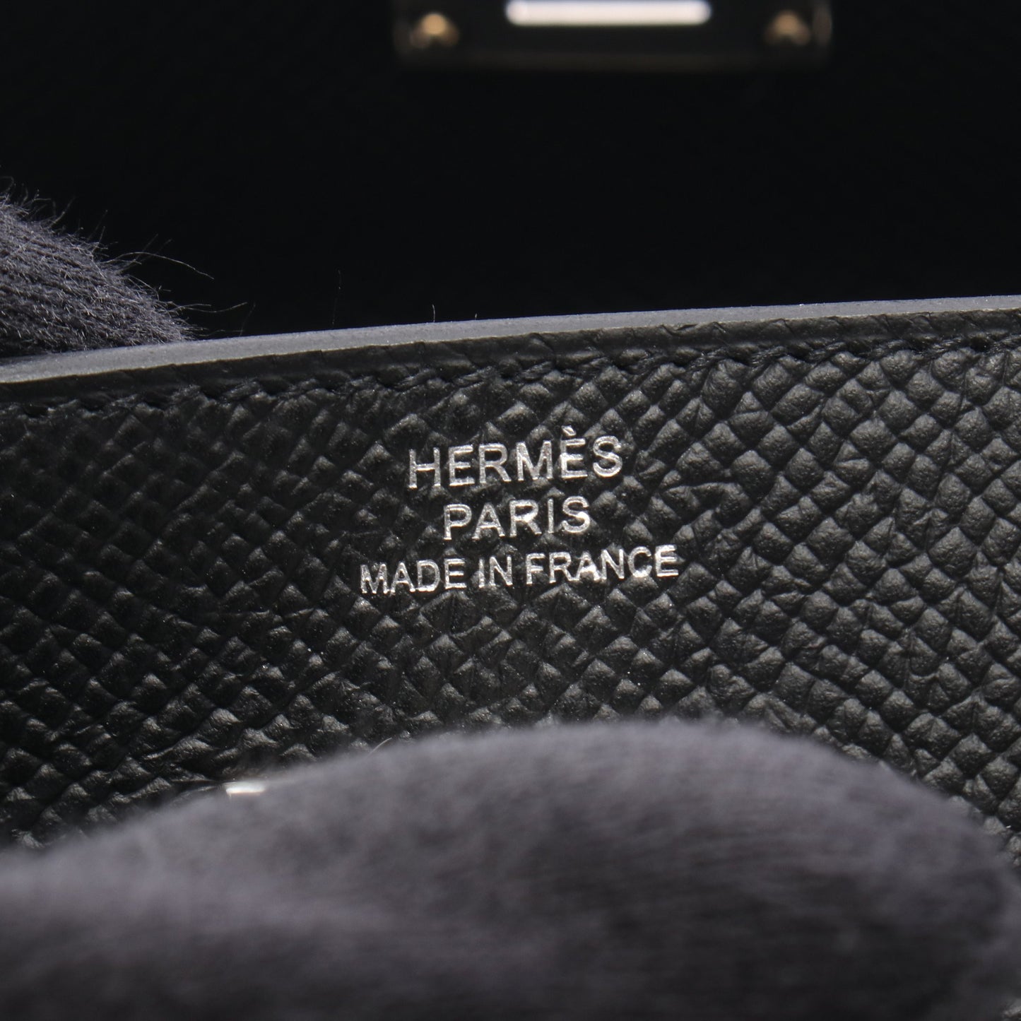 ケリートゥーゴー ショルダーウォレット ヴォーエプソン ブラック シルバー金具 K刻印 エルメス バッグ HERMES