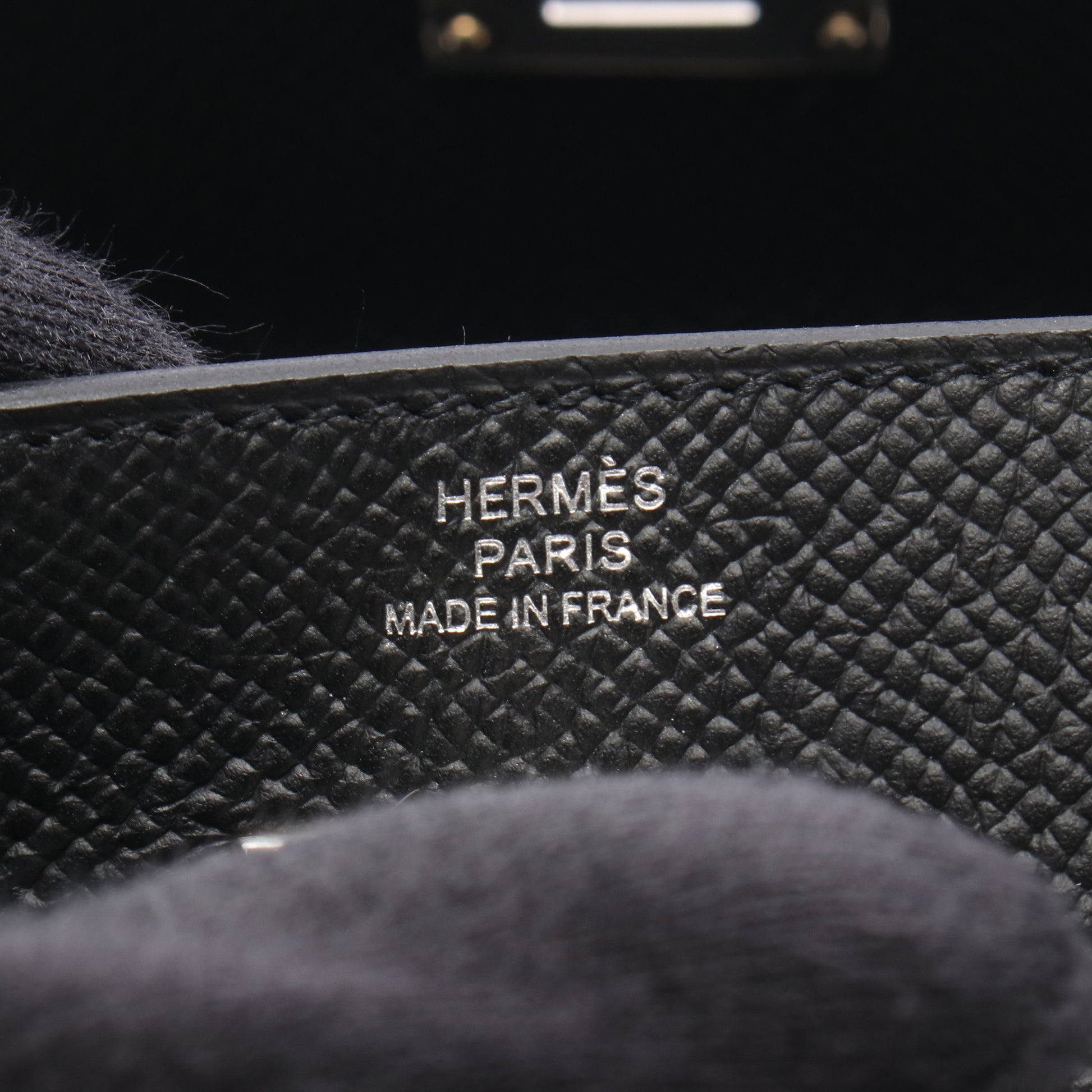 ケリートゥーゴー ショルダーウォレット ヴォーエプソン ブラック シルバー金具 K刻印 エルメス バッグ HERMES