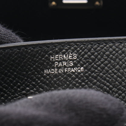 ケリートゥーゴー ショルダーウォレット ヴォーエプソン ブラック シルバー金具 K刻印 エルメス バッグ HERMES