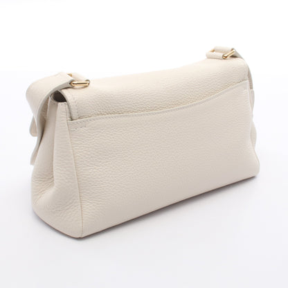 ヴィッテロダイノ ソフト ショルダーバッグ レザー ホワイト プラダ バッグ PRADA