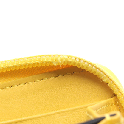 モンスター バグズアイ ラウンドファスナー長財布 レザー グレー イエロー フェンディ 財布・小物 FENDI