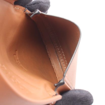 アナグラム ヒールポーチ ミニ ショルダーバッグ レザー ブラウン ロエベ バッグ LOEWE