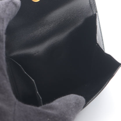 二つ折り財布 ボックスカーフ ブラック ○X刻印 エルメス 財布・小物 HERMES