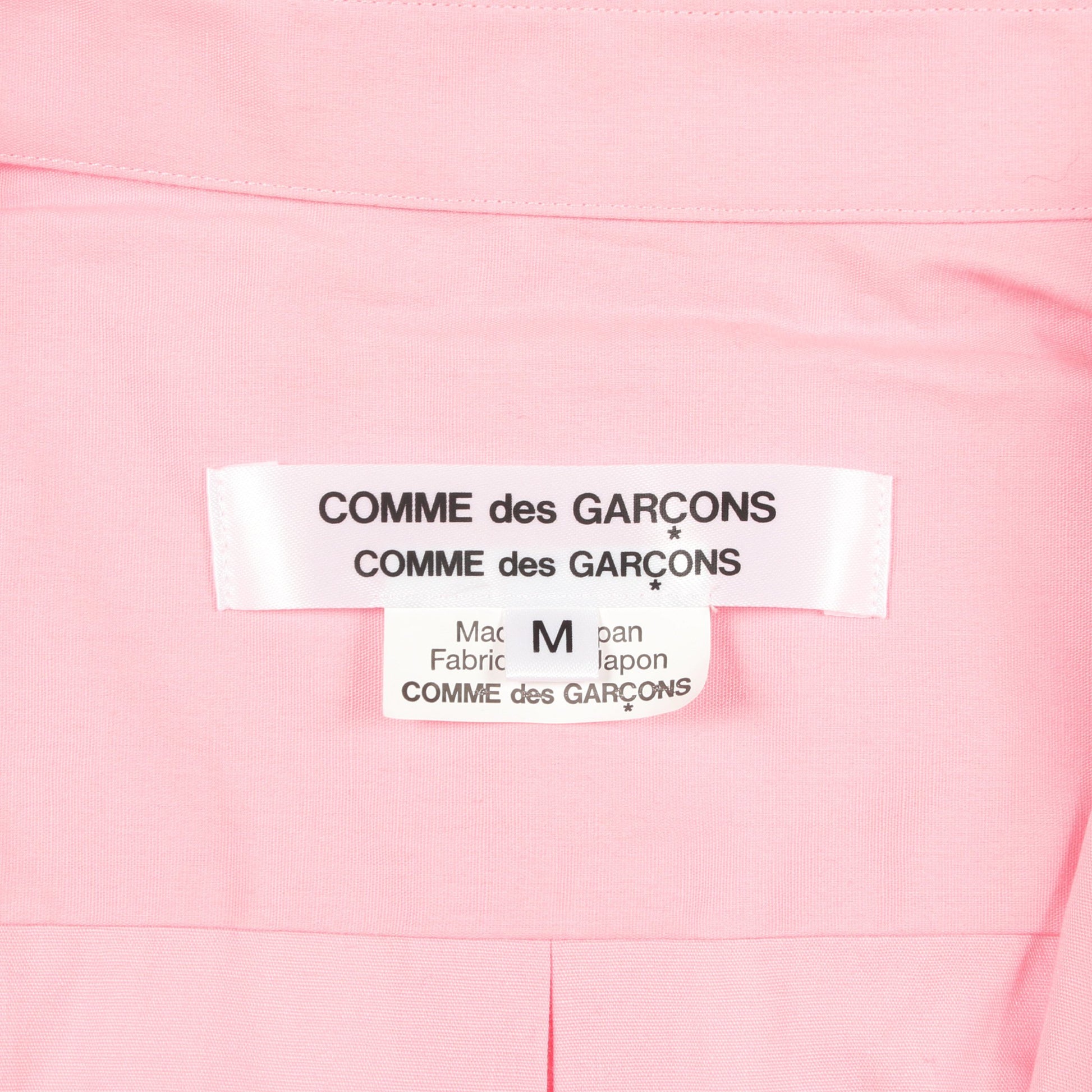 リボン 長袖 シャツ コットン ピンク コムデギャルソンコムデギャルソン トップス Comme des Garcons Comme des Garcons
