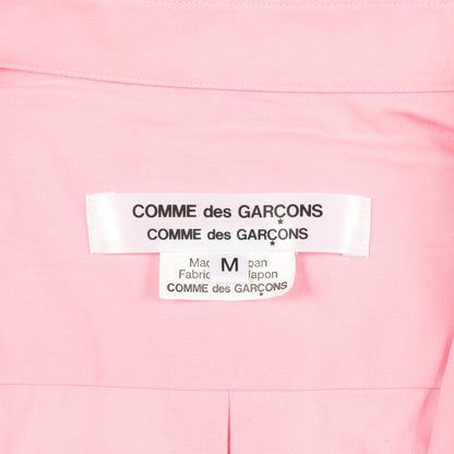 リボン 長袖 シャツ コットン ピンク コムデギャルソンコムデギャルソン トップス Comme des Garcons Comme des Garcons