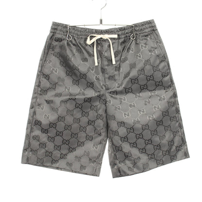 GGモノグラム オフザグリッド パンツ ナイロン グレー グッチ ボトムス GUCCI